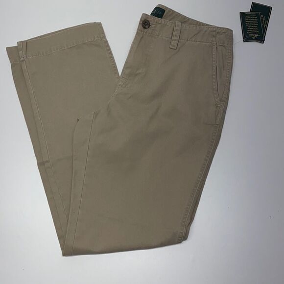 🔥LAUREN JENAS CO RALP LAUREN NEWBURYPORT CHINO PANTS SZ 4P New - Picture 1 of 8